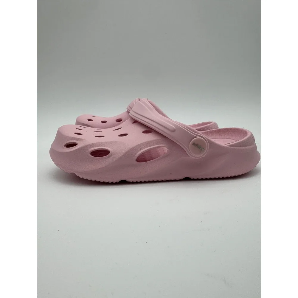 Kids Pink Clogs Slip On‎ Sandals Charms Lightweight Comfort Shoes